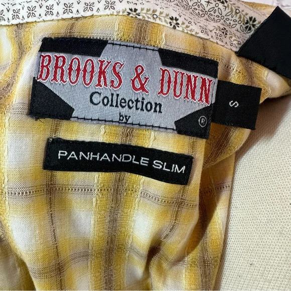 western brooks & dunn collection by panhandle slim pearl snap shirt size small - Picture 4 of 9